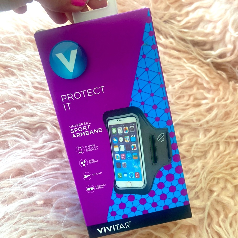 Vivitar Cell Phone Universal Protective Sport Athletic Arm Band Case Cover